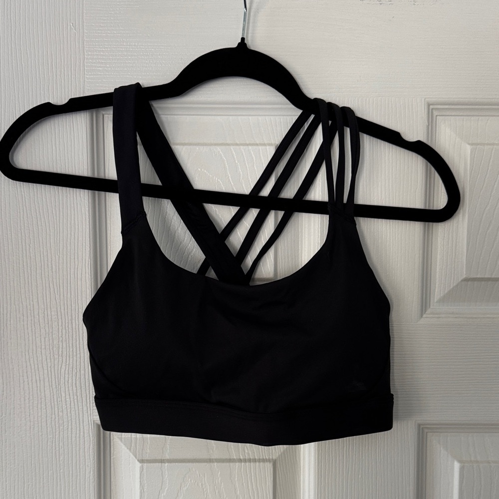 Athleta Black Multi-Strap Sports Bra
